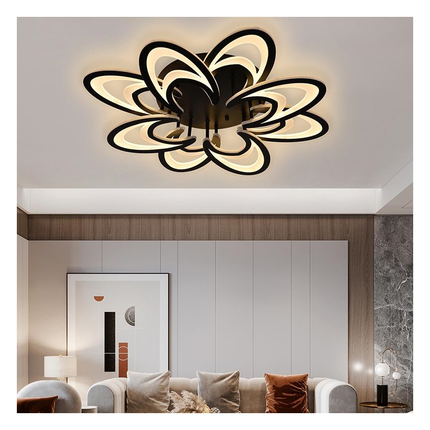 Brilagi - Plafonnier à intensité variable TWIST LED/125W/230V 3000-6500K + télécommande