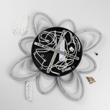 Brilagi - Plafonnier à intensité variable TWIST LED/125W/230V 3000-6500K + télécommande