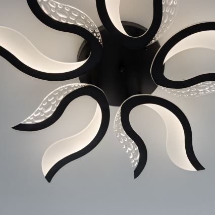 Brilagi - Plafonnier à intensité variable TWIST LED/65W/230V 3000-6500K noir + télécommande