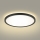 Brilagi - Plafonnier à intensité variable ULTRA SLIM LED/24W/230V 2700-6500K d. 42 cm noir + Télécommande