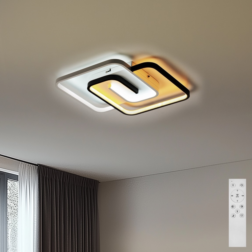 Brilagi - Plafonnier à intensité variable VELO LED/64W/230V 3000-6500K + télécommande