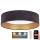 Brilagi - Plafonnier à intensité variable VELVET SMART LED/36W/230V d. 55 cm 2700-6500K Wi-Fi Tuya gris/doré + Télécommande