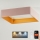 Brilagi - Plafonnier à intensité variable VELVET SQUARE SMART LED/36W/230V 2700-6500K Wi-Fi Tuya + télécommande rose