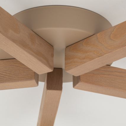 Brilagi - Plafonnier à montage en surface LATTE SABIA 5xE27/60W/230V pin/blanc