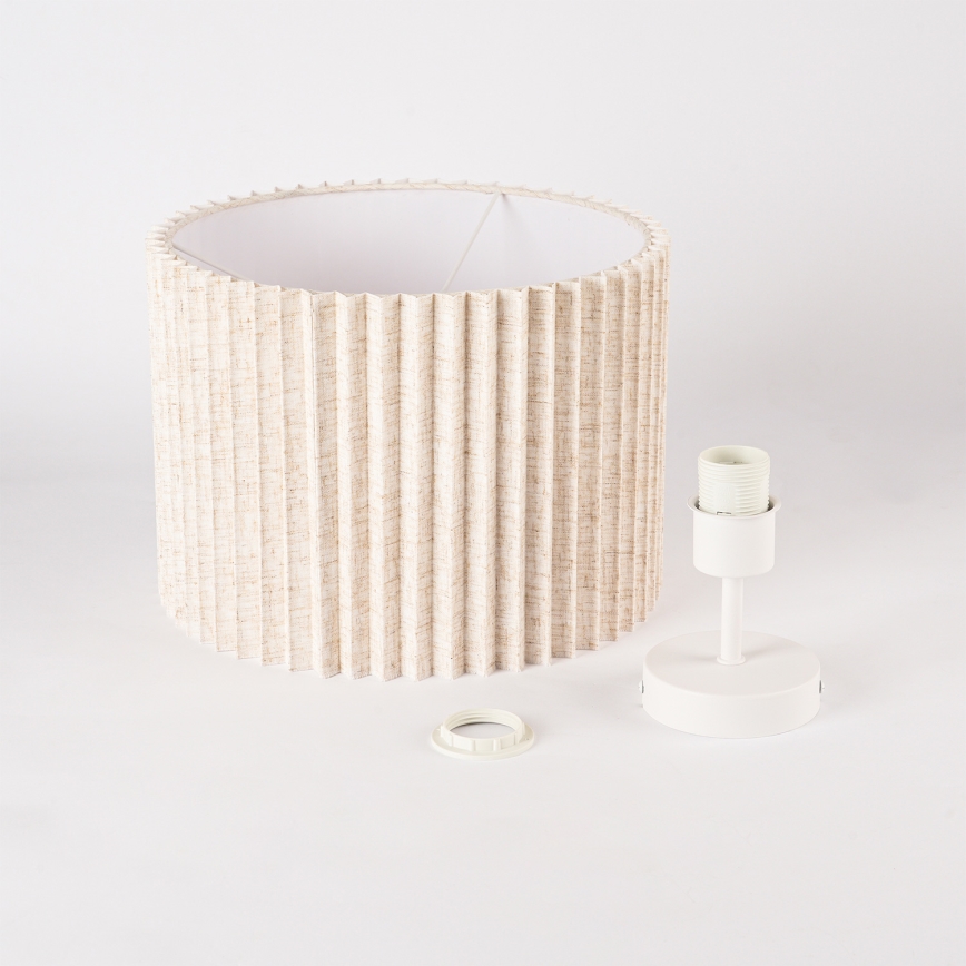 Brilagi - Plafonnier à montage en surface NORDIC WAVE 1xE27/15W/230V Ø 32 cm lin/blanc