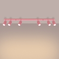 Brilagi - Plafonnier à spots CRESTO 6xGU10/10W/230V rose