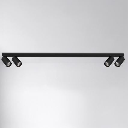 Brilagi - Plafonnier à spots SELE LONG 4xGU10/30W/230V noir