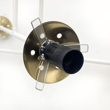 Brilagi - Plafonnier affleurant MALIVA 4xE14/15W/230V doré/blanc