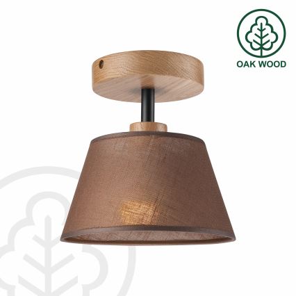 Brilagi - Plafonnier ANTHONY 1xE14/60W/230V chêne/marron