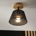 Brilagi - Plafonnier ANTHONY 1xE14/60W/230V chêne/noir