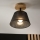 Brilagi - Plafonnier ANTHONY 1xE14/60W/230V chêne/noir