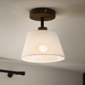 Brilagi - Plafonnier ANTHONY 1xE14/60W/230V chêne noyer/blanc