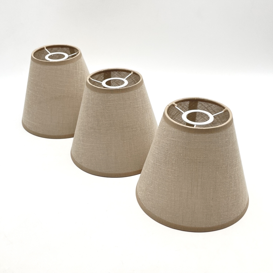 Brilagi - Plafonnier ANTHONY 3xE14/40W/230V chêne/beige