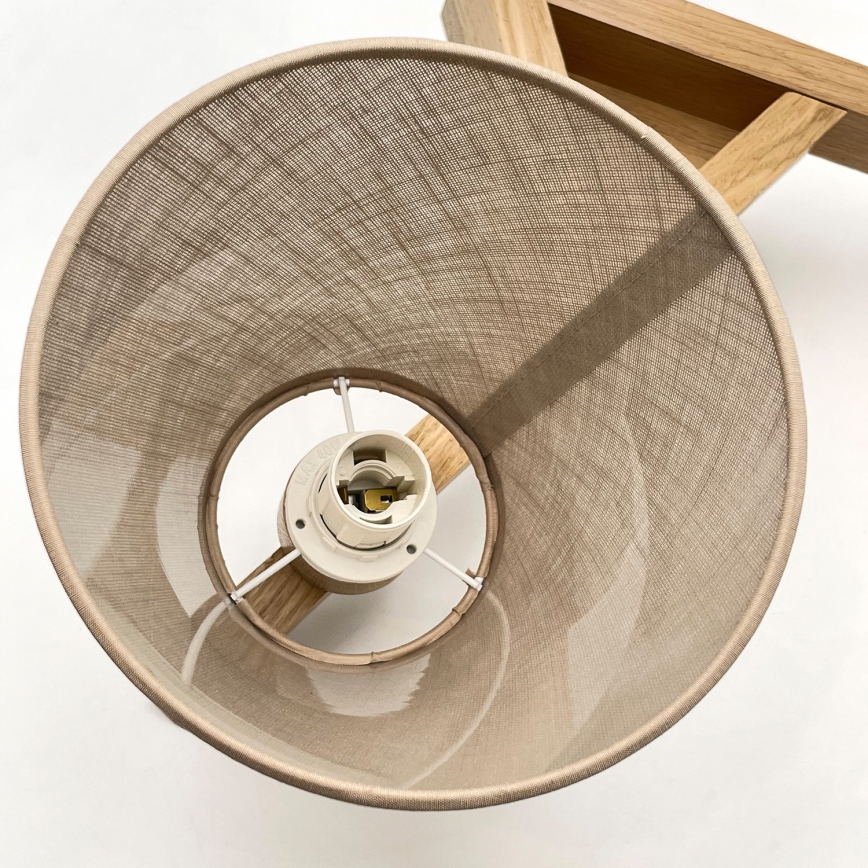 Brilagi - Plafonnier ANTHONY 3xE14/40W/230V chêne/beige