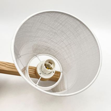 Brilagi - Plafonnier ANTHONY 3xE14/40W/230V chêne/blanc