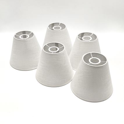 Brilagi - Plafonnier ANTHONY 5xE14/40W/230V chêne/blanc