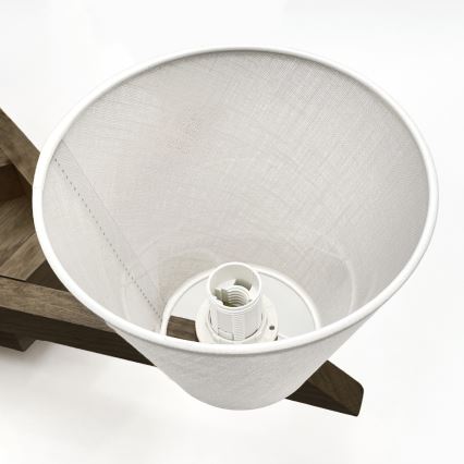 Brilagi - Plafonnier ANTHONY 5xE14/40W/230V chêne noyer
