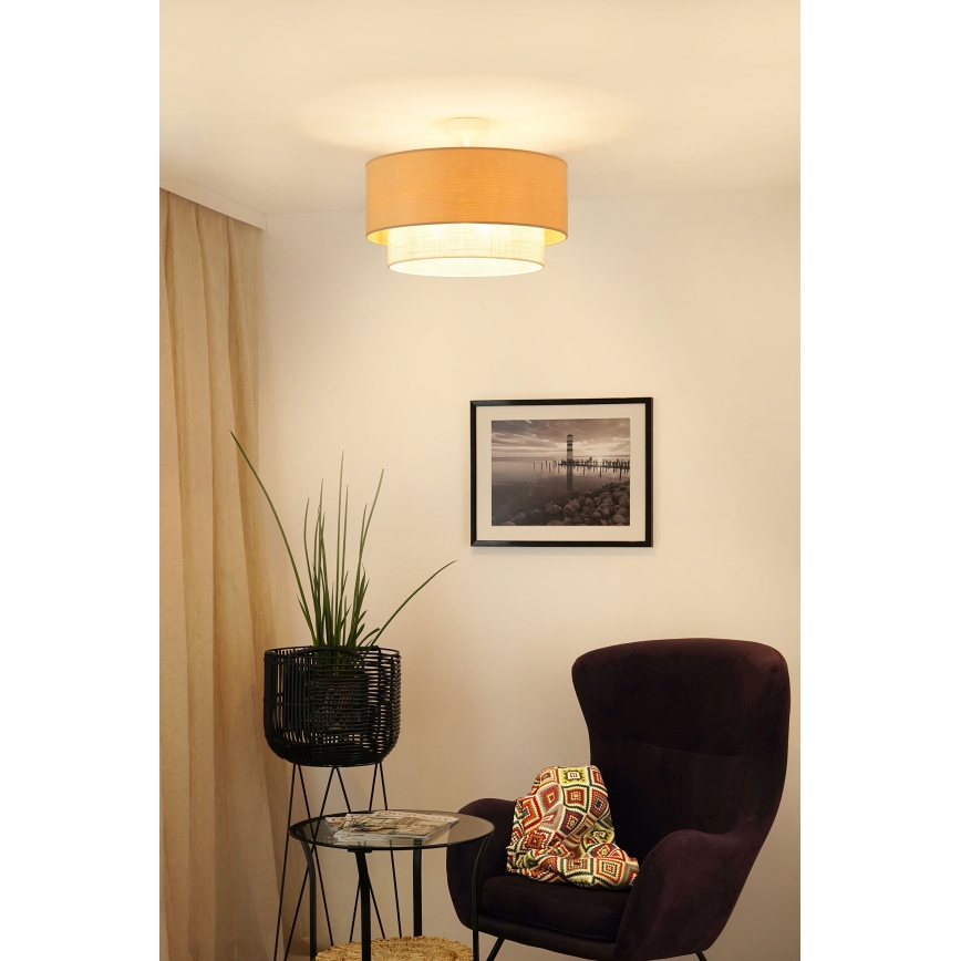 Brilagi - Plafonnier ARIZONA BOHO 1xE27/15W/230V d. 45 cm beige