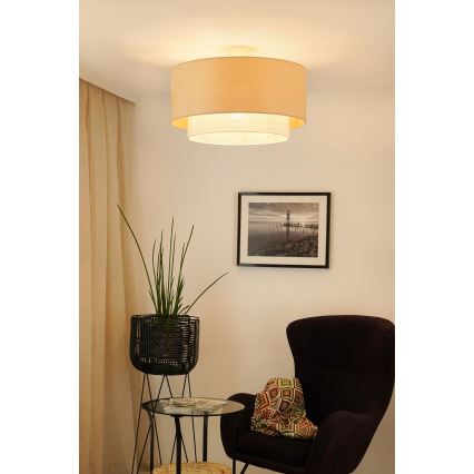 Brilagi - Plafonnier ARIZONA BOHO 1xE27/15W/230V d. 60 cm beige