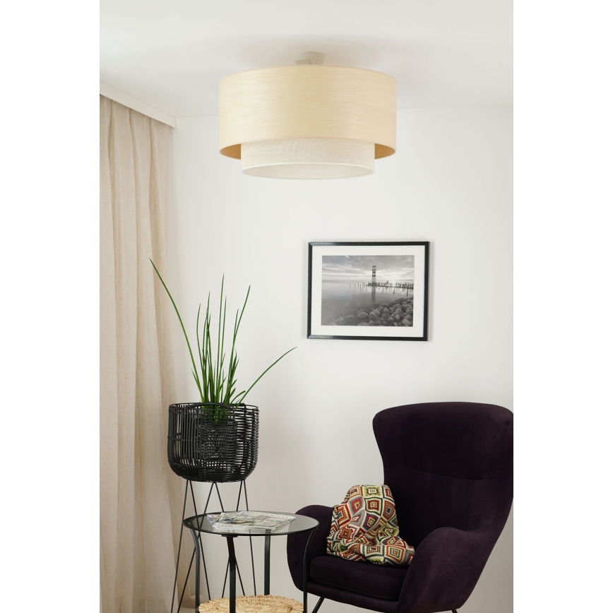 Brilagi - Plafonnier ARIZONA BOHO 1xE27/15W/230V d. 60 cm beige