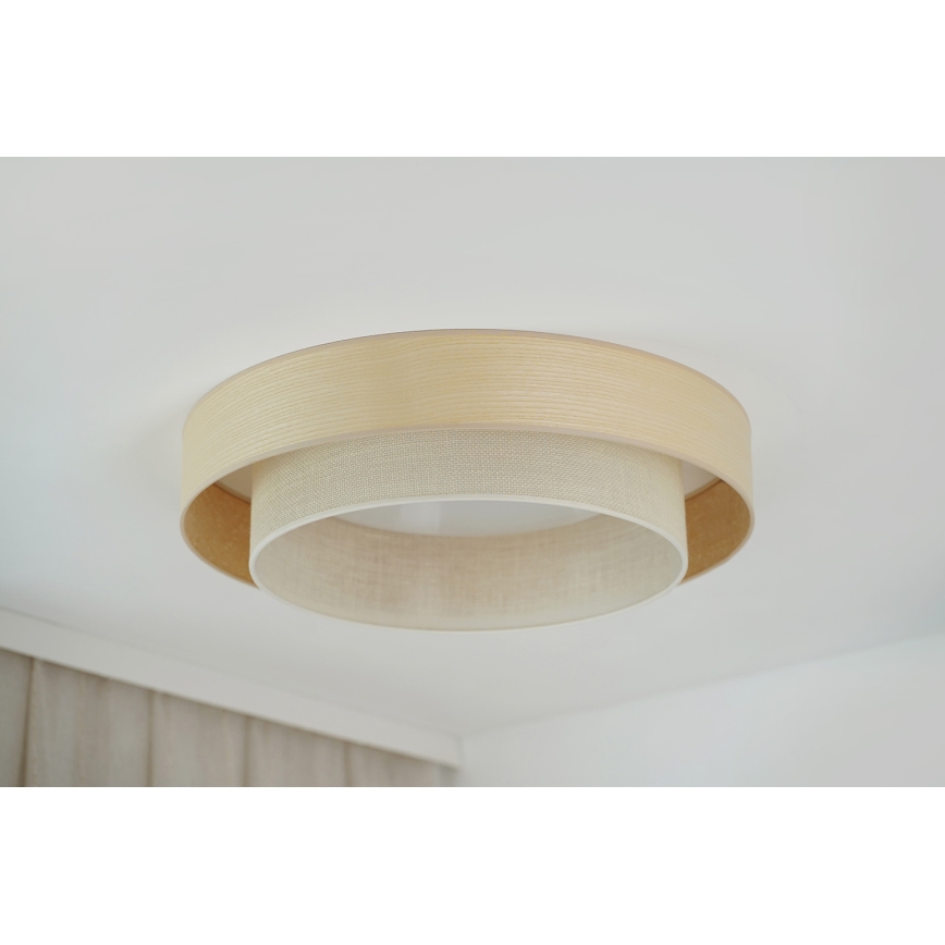 Brilagi - Plafonnier ARIZONA BOHO LED/26W/230V d. 60 cm beige
