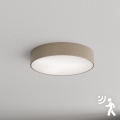 Brilagi - Plafonnier avec détecteur CLARE 3xE27/40W/230V d. 40 cm beige