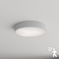 Brilagi - Plafonnier avec détecteur CLARE 3xE27/40W/230V d. 40 cm gris