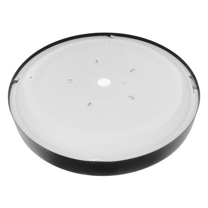 Brilagi - Plafonnier avec détecteur CLARE 5xE27/24W/230V Ø 60 cm noir