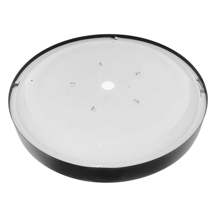 Brilagi - Plafonnier avec détecteur CLARE 5xE27/24W/230V Ø 60 cm noir