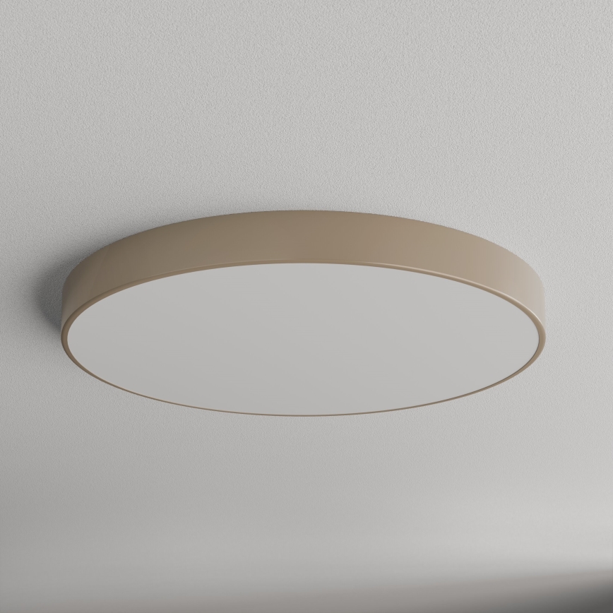 Brilagi - Plafonnier avec détecteur CLARE 6xE27/24W/230V d. 80 cm beige