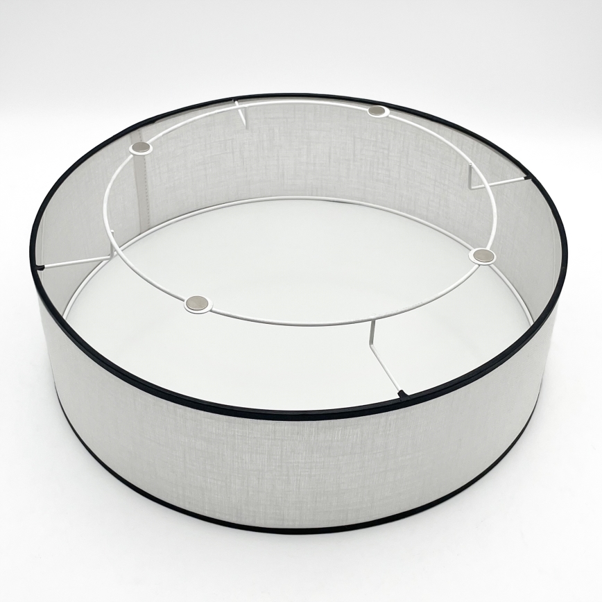 Brilagi - Plafonnier BELLADONNA 2xE27/15W/230V d. 40 cm blanc/chêne
