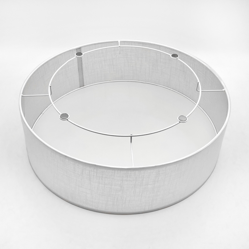 Brilagi - Plafonnier BELLADONNA 2xE27/15W/230V d. 40 cm blanc/chêne