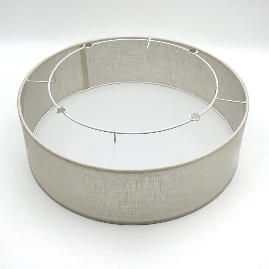 Brilagi - Plafonnier BELLADONNA 2xE27/15W/230V d. 40 cm crème/chêne