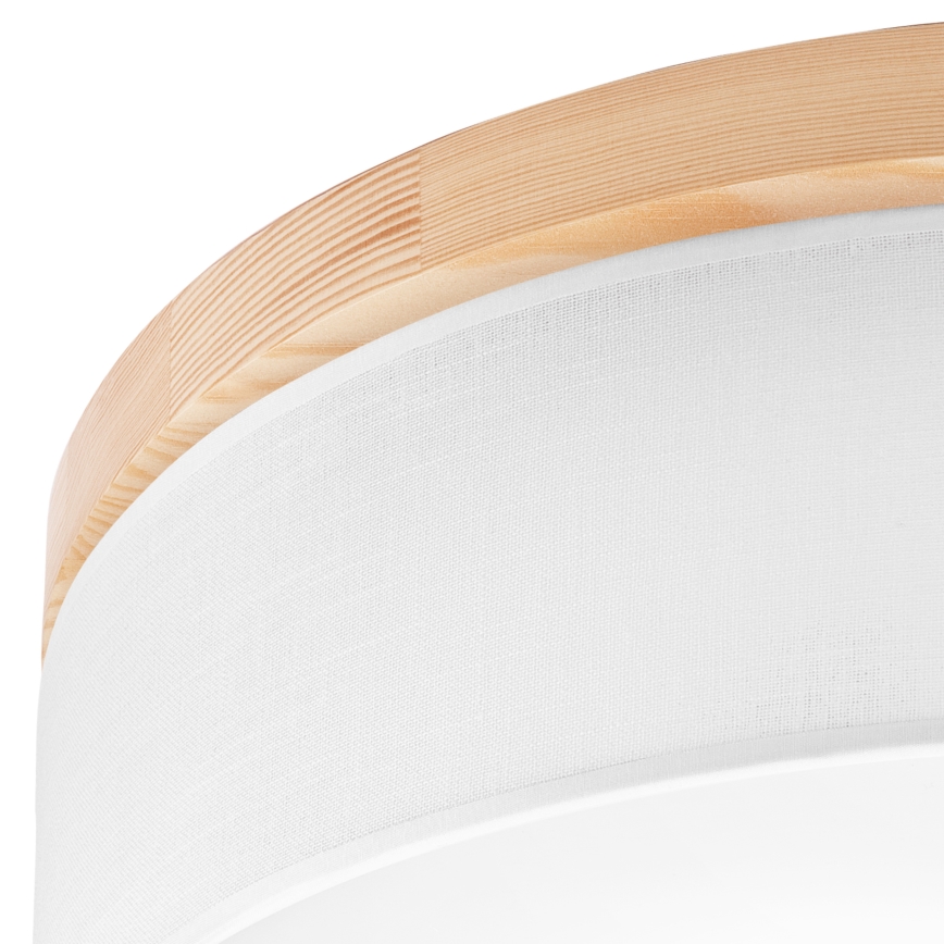 Brilagi - Plafonnier BELLADONNA 3xE27/15W/230V d. 50 cm blanc/pin