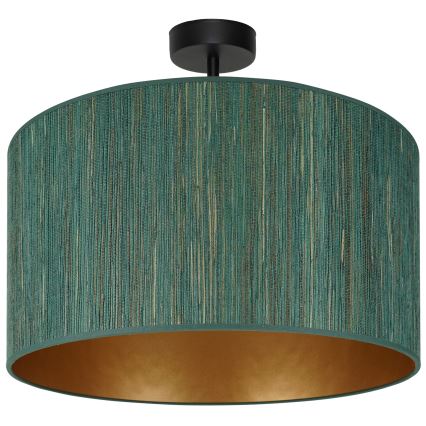 Brilagi - Plafonnier BOSTON ROLLER 1xE27/15W/230V d. 45 cm paille vert/doré