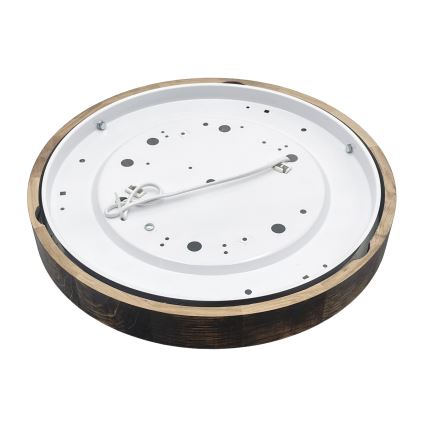 Brilagi - Plafonnier CARVALHO SLIM SMOKEY 2xE27/60W/230V chêne Ø 37,5 cm