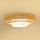 Brilagi - Plafonnier CEDAR LUNETA LED/26W/230V beige/marron/crème