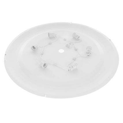 Brilagi - Plafonnier CLARE 6xE27/40W/230V d. 80 cm blanc