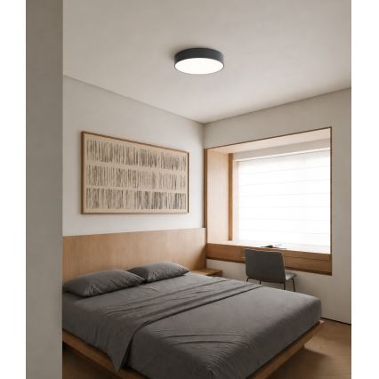 Brilagi - Plafonnier pour salle de bains CLARE 4xE27/24W/230V, diamètre 50 cm, anthracite, IP54