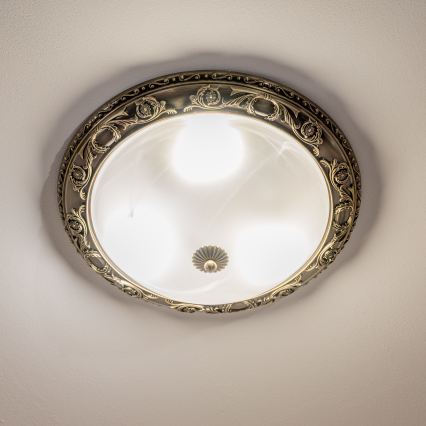 BRILAGI - Plafonnier CLASSIC 3xE27/60W/230V laiton