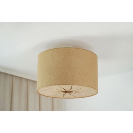 Brilagi - Plafonnier COUNTRY ROLLER 1xE27/15W/230V d. 45 cm beige