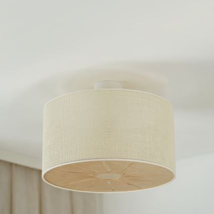 Brilagi - Plafonnier COUNTRY ROLLER 1xE27/15W/230V d. 50 cm crème