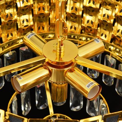 Brilagi - Plafonnier CRISTAL 5xE14/40W/230V Ø 38 cm