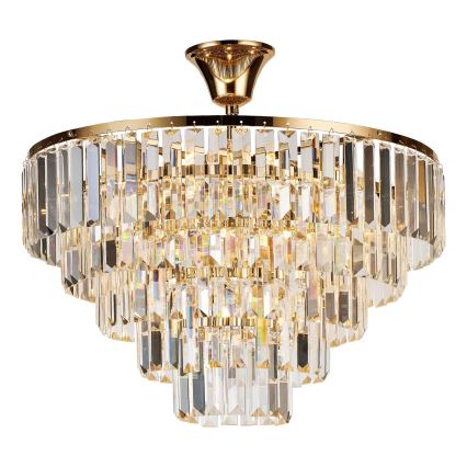 Brilagi - Plafonnier CRYSTAL 5xE14/40W/230V doré