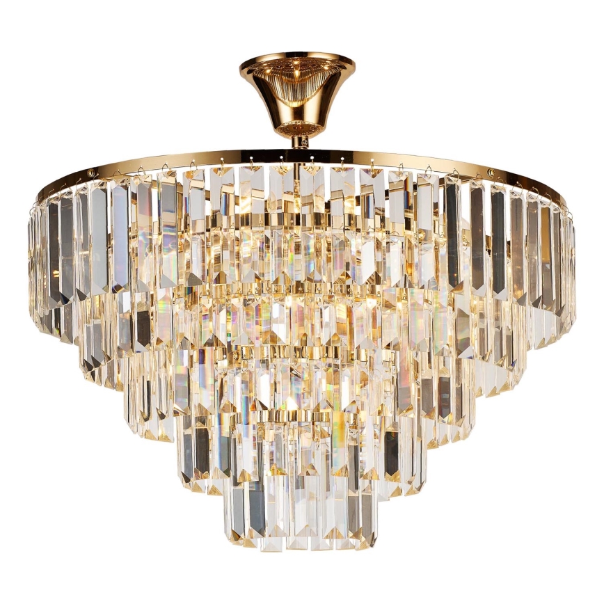 Brilagi - Plafonnier CRYSTAL 5xE14/40W/230V doré