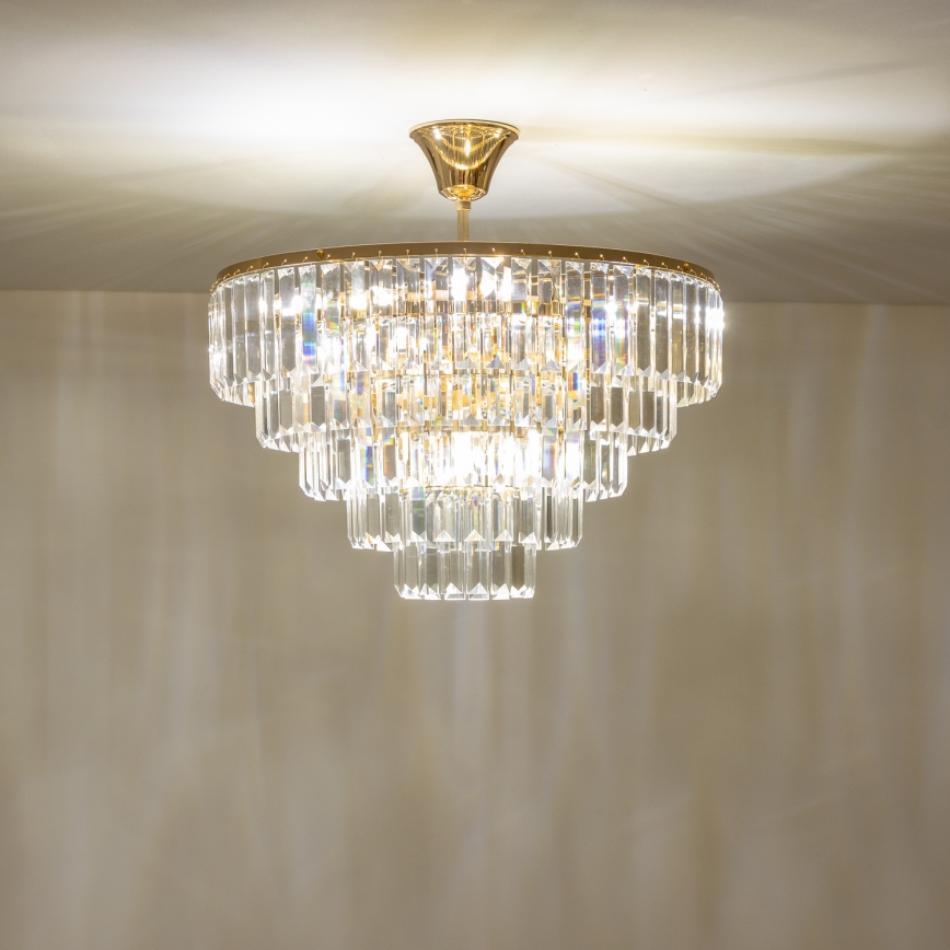 Brilagi - Plafonnier CRYSTAL 5xE14/40W/230V doré