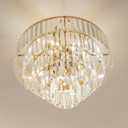 Brilagi - Plafonnier CRYSTAL 5xE14/40W/230V doré