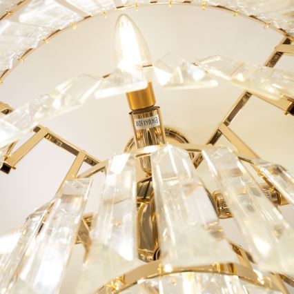 Brilagi - Plafonnier CRYSTAL 5xE14/40W/230V doré