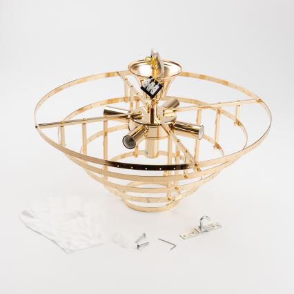 Brilagi - Plafonnier CRYSTAL 5xE14/40W/230V doré