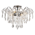 Brilagi - Plafonnier CRYSTAL 6xE14/60W/230V chrome brillant